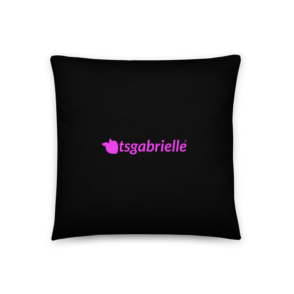 tsgabrielle® • Flamant 🦩 Rose • Pillows • Black • 3 Sizes •