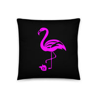 tsgabrielle® • Flamant 🦩 Rose • Pillows • Black • 3 Sizes