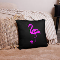 tsgabrielle® • Flamant 🦩 Rose • Pillows • Black • 3 Sizes