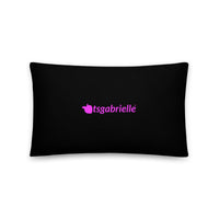 tsgabrielle® • Flamant 🦩 Rose • Pillows • Black • 3 Sizes
