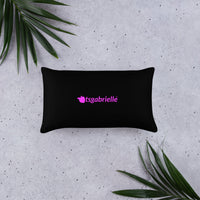 tsgabrielle® • Flamant 🦩 Rose • Pillows • Black • 3 Sizes