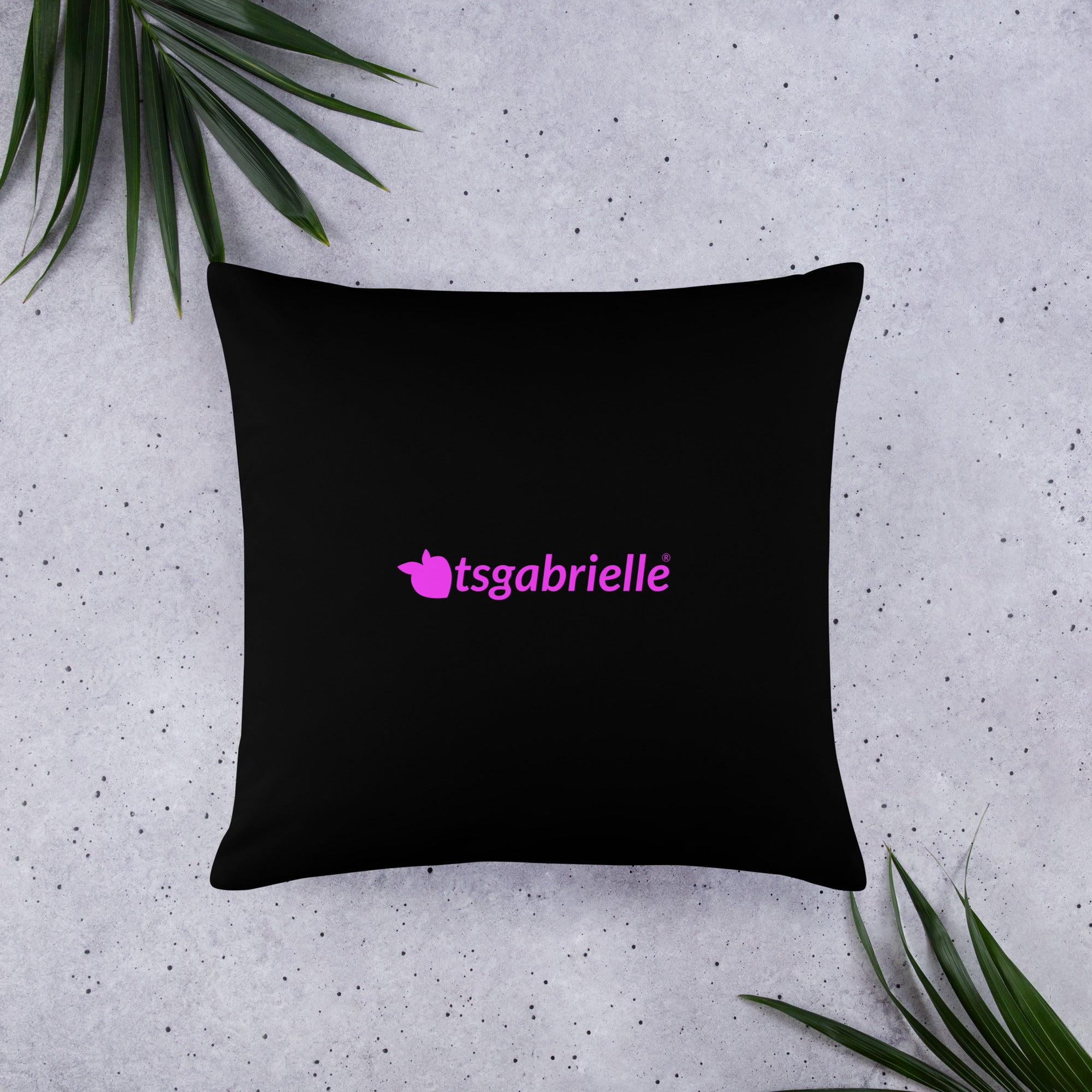 tsgabrielle® • Flamant 🦩 Rose • Pillows • Black • 3 Sizes