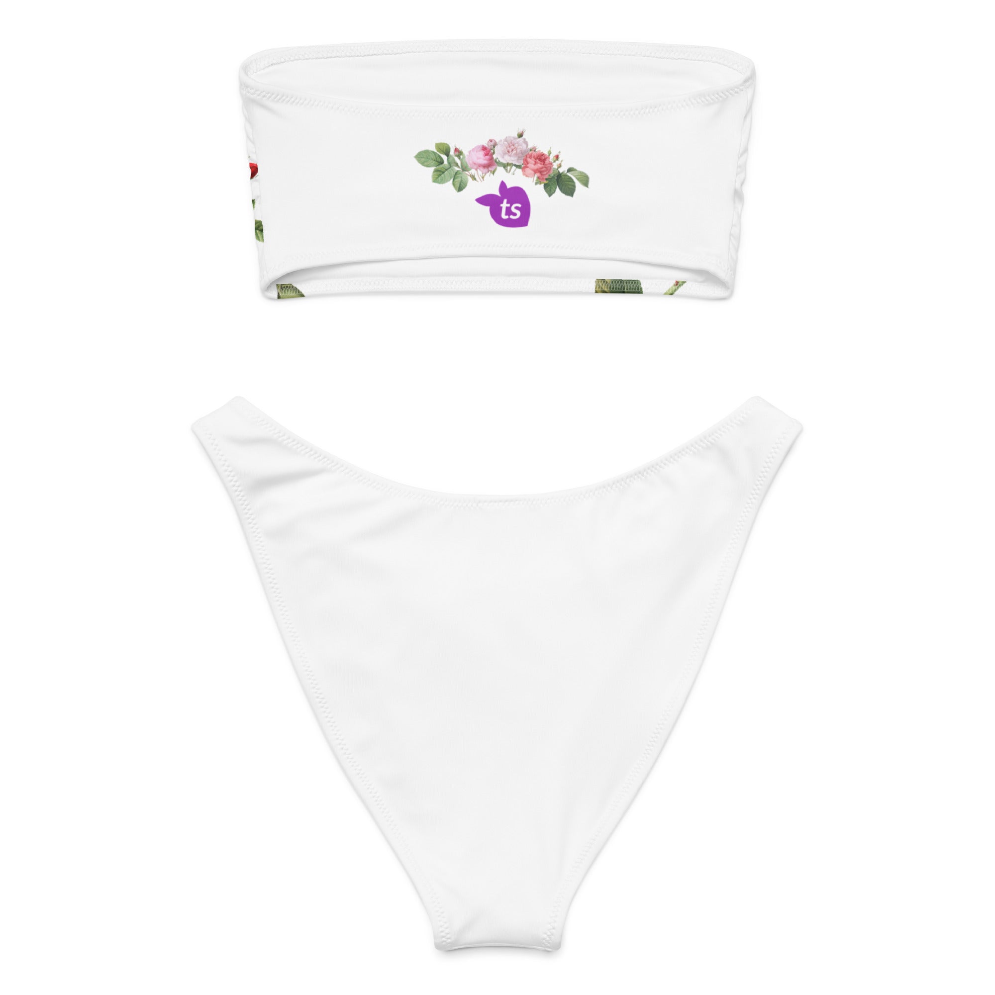 tsgabrielle® • For Her 👗 • TransFLOWer • Recycled Bandeau Bikini