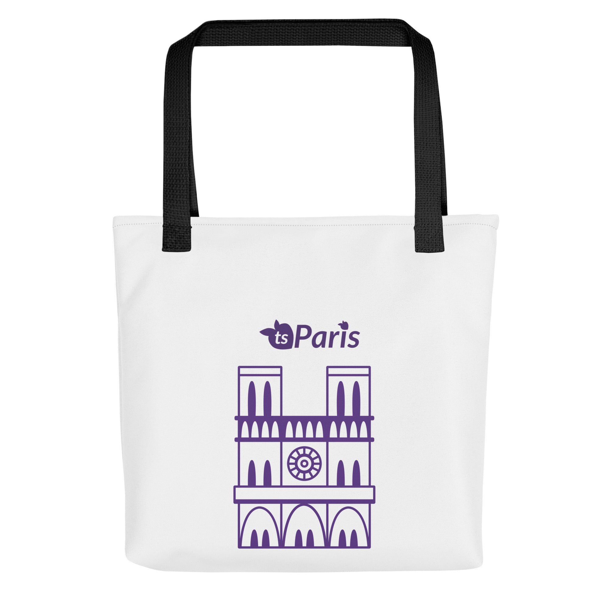 tsgabrielle® • Paris - Notre-Dame Cathedral • Tote Bag • White • 39 x 39 cm