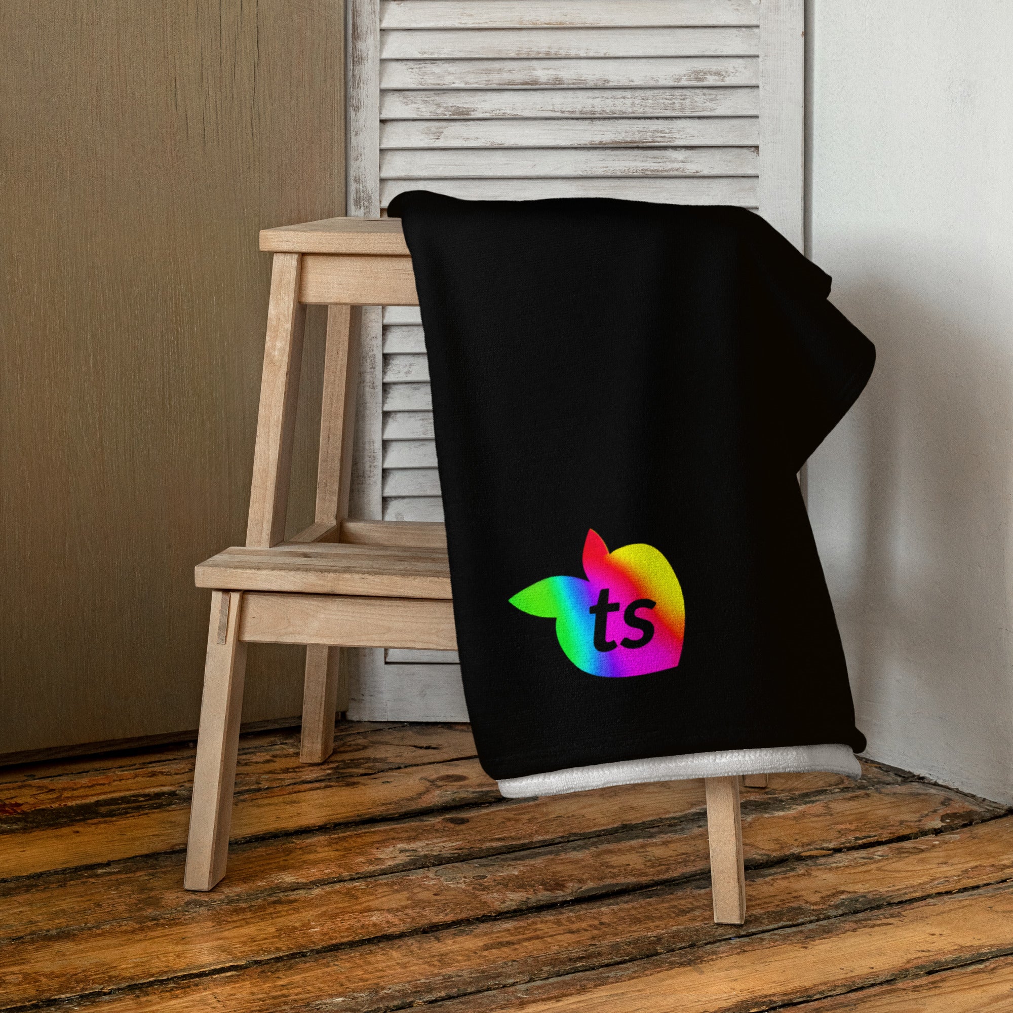 tsgabrielle® • 🌈Pride 25 • Towel • Black • 30" x 60"