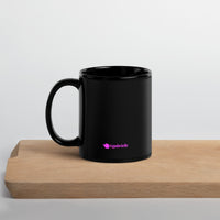tsgabrielle® • Flamant 🦩 Rose • Glossy Mug • Black • Ceramic • 2 Sizes •