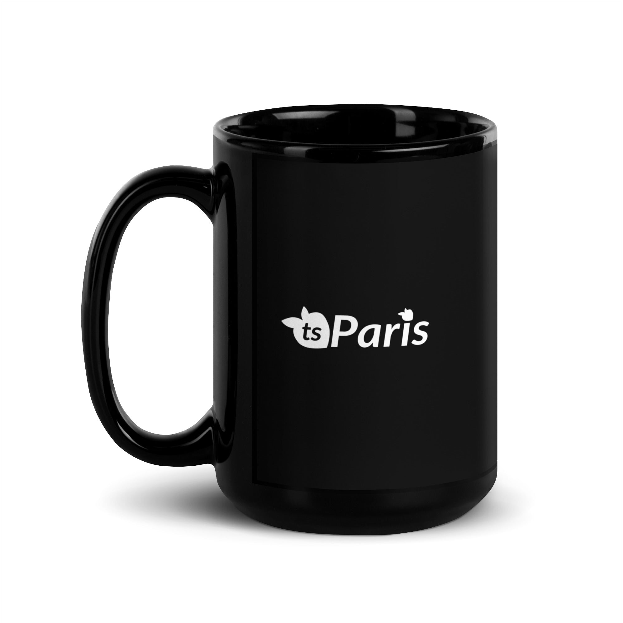 tsgabrielle® • Paris • Blankt krus • Sort • Keramik • 2 størrelser