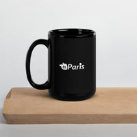 tsgabrielle® • Paris • Glossy Mug • Black • Ceramic • 2 Sizes