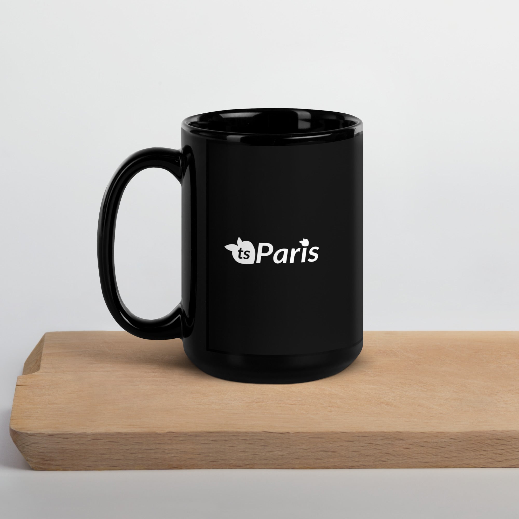 tsgabrielle® • Paris • Blankt krus • Sort • Keramik • 2 størrelser