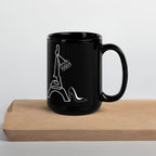 tsgabrielle® • Paris • Blankt krus • Sort • Keramik • 2 størrelser