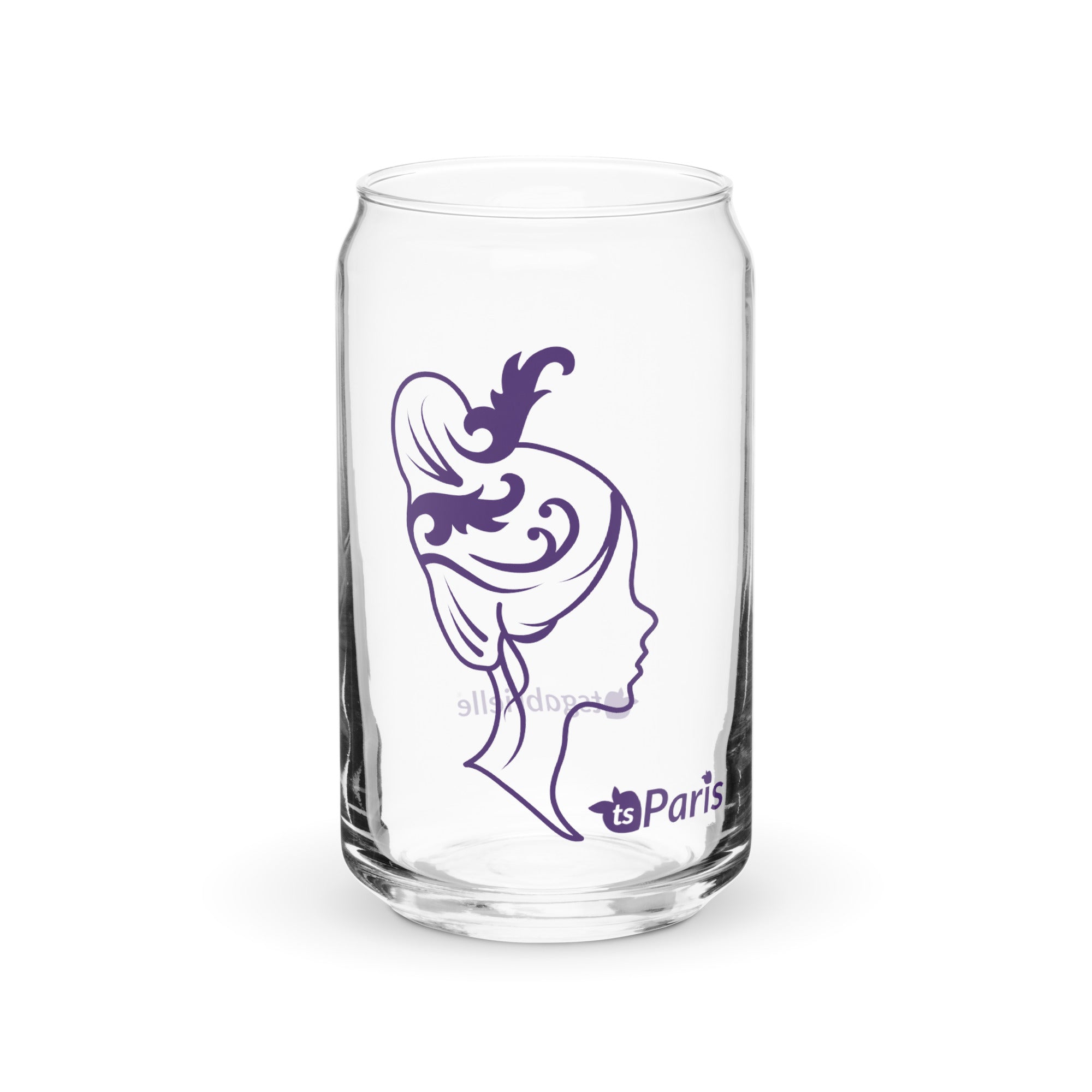 tsgabrielle® • Paris - Marie Antoinette • Can-Shaped Glass • 16 oz • 2 Options