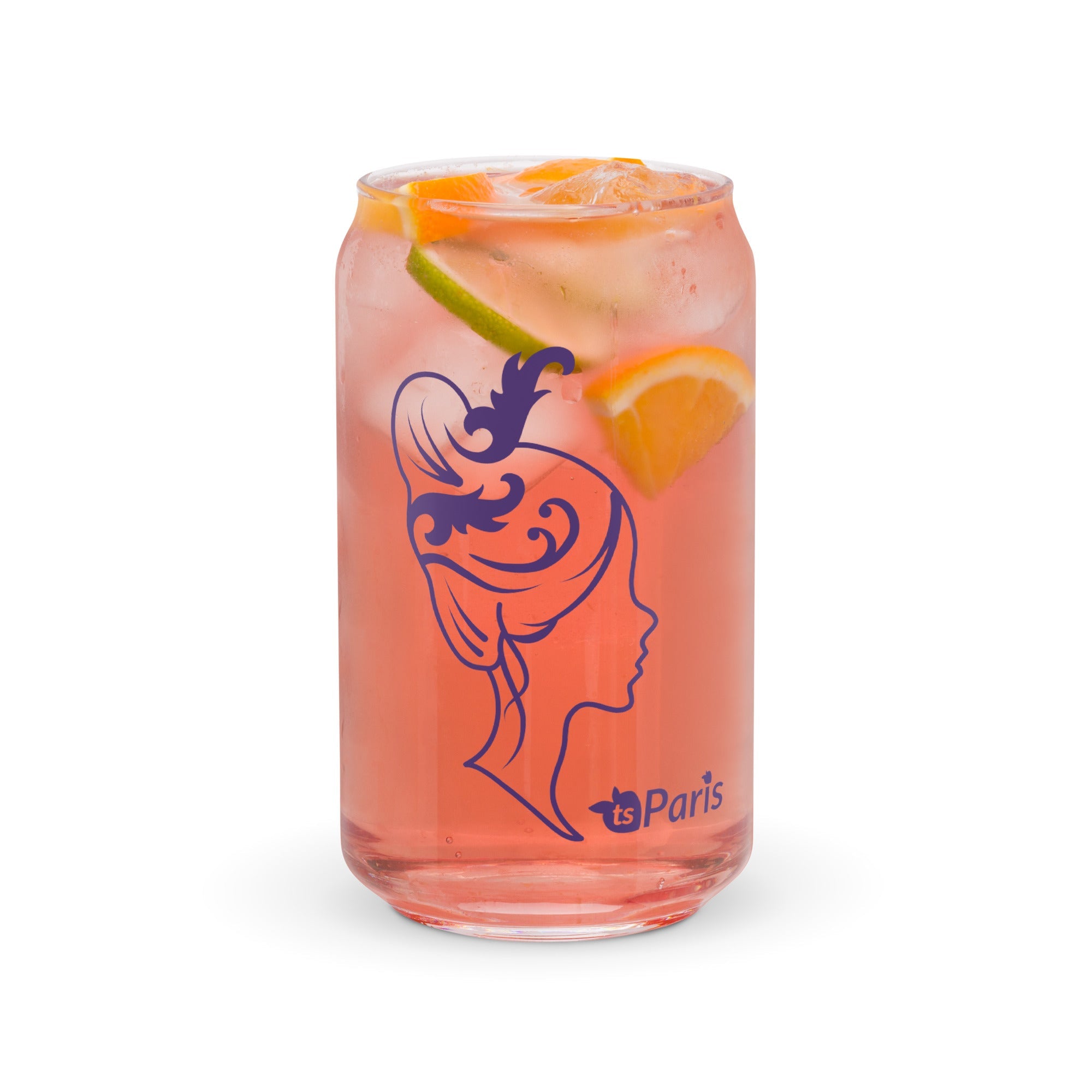 tsgabrielle® • Paris - Marie Antoinette • Can-Shaped Glass • 16 oz • 2 Options