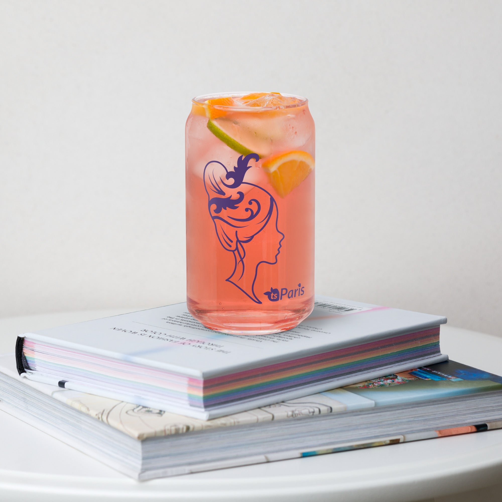 tsgabrielle® • Paris - Marie Antoinette • Can-Shaped Glass • 16 oz • 2 Options
