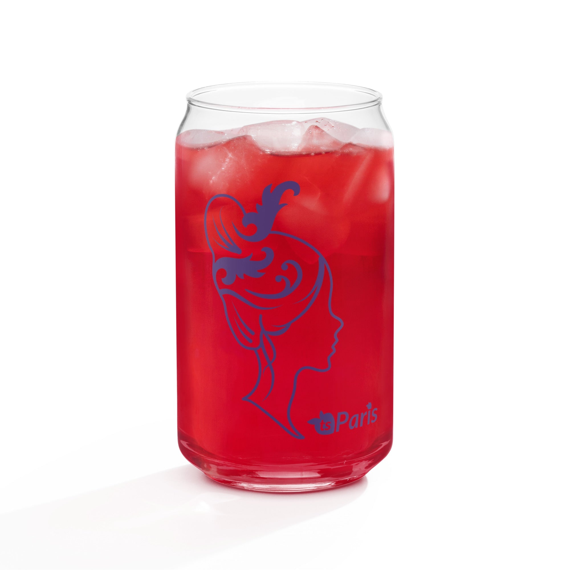 tsgabrielle® • Paris - Marie Antoinette • Can-Shaped Glass • 16 oz • 2 Options