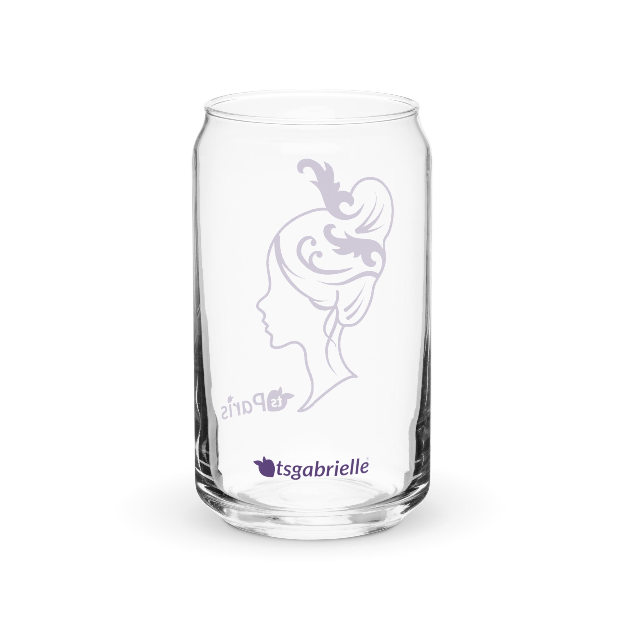 tsgabrielle® • Paris - Marie Antoinette • Can-Shaped Glass • 16 oz • 2 Options