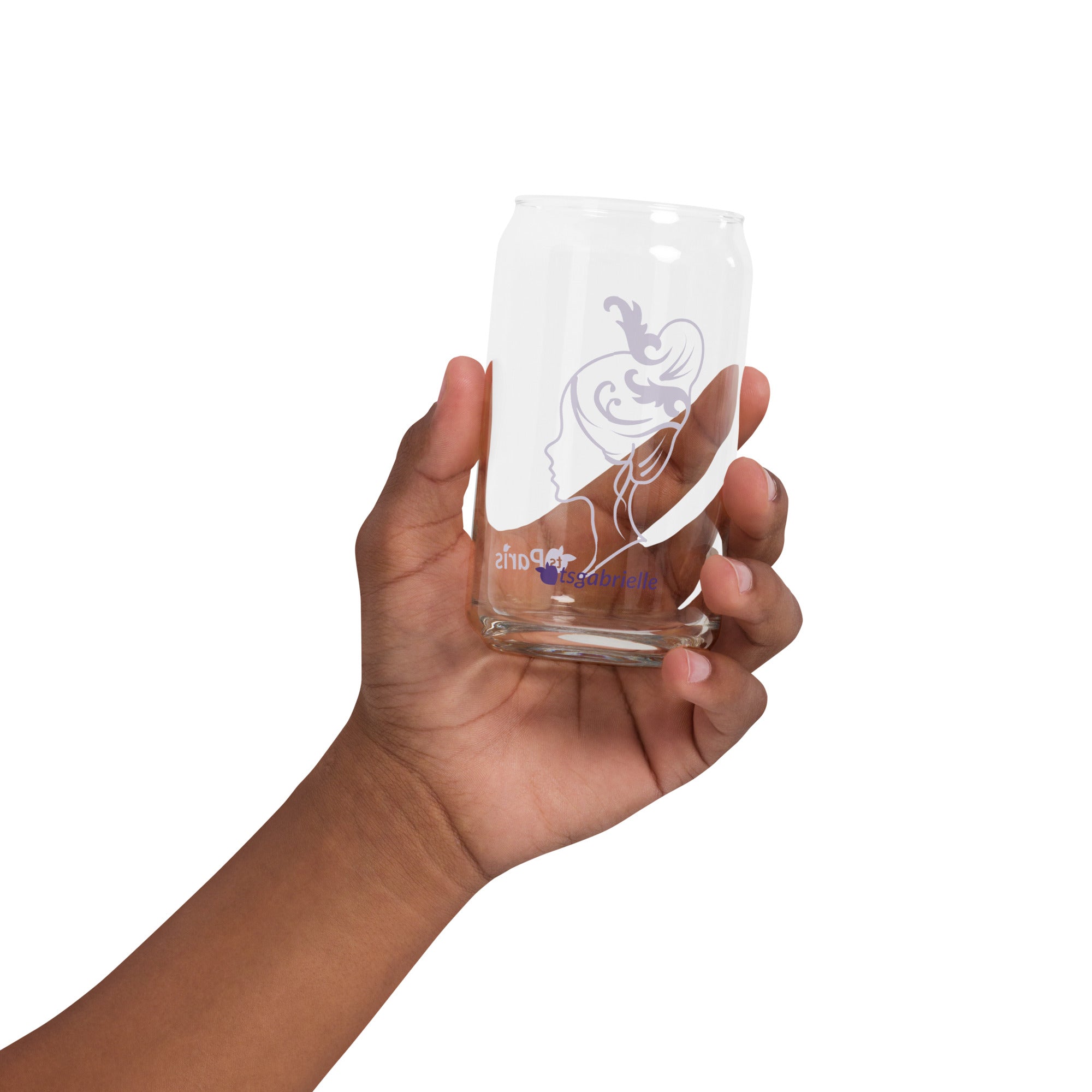 tsgabrielle® • Paris - Marie Antoinette • Can-Shaped Glass • 16 oz • 2 Options