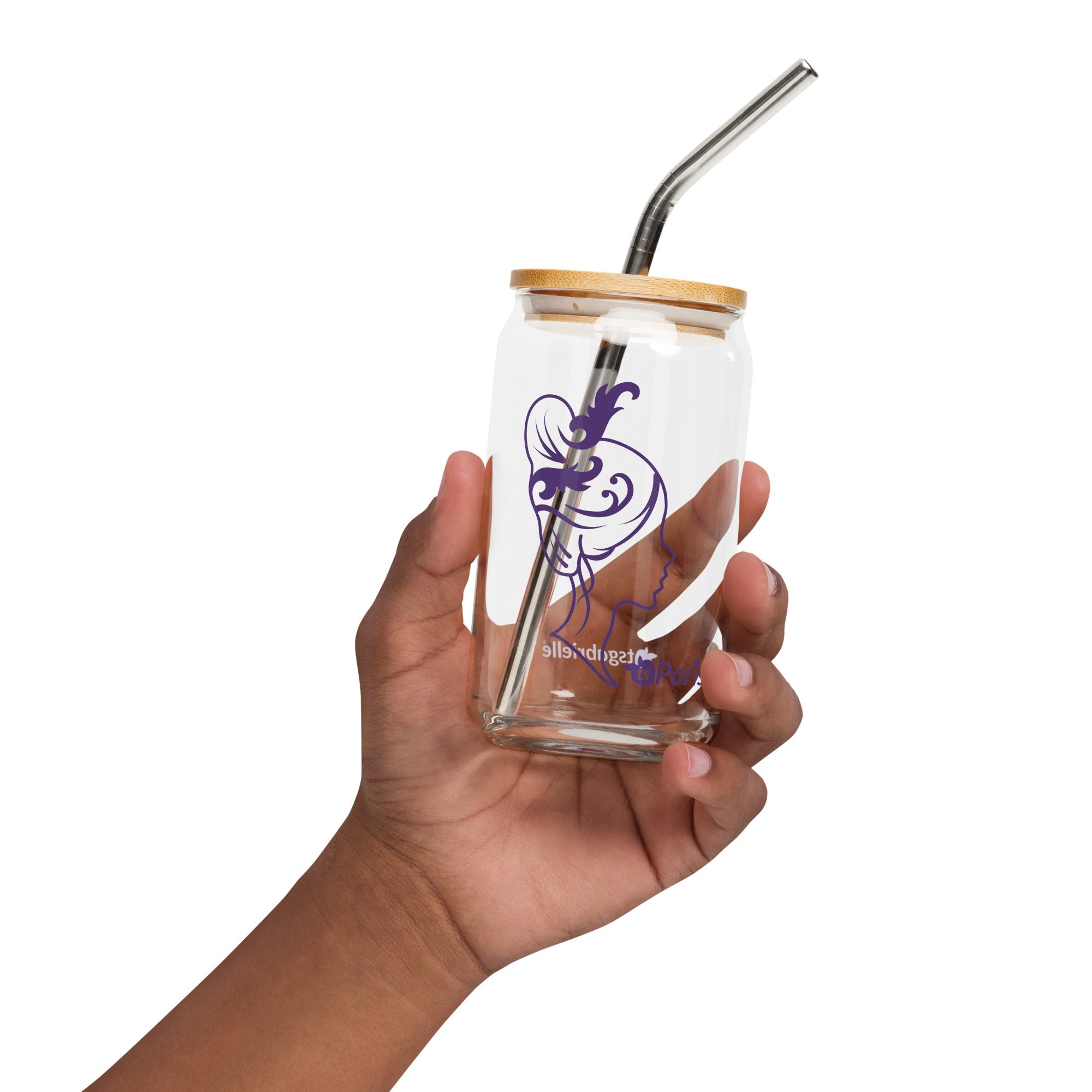tsgabrielle® • Paris - Marie Antoinette • Can-Shaped Glass • 16 oz • 2 Options