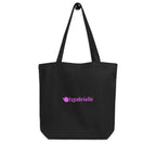 tsgabrielle® • Flamant Rose • Bag • Black • 100% Cotton Organic