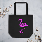 tsgabrielle® • Flamant Rose • Bag • Black • 100% Cotton Organic