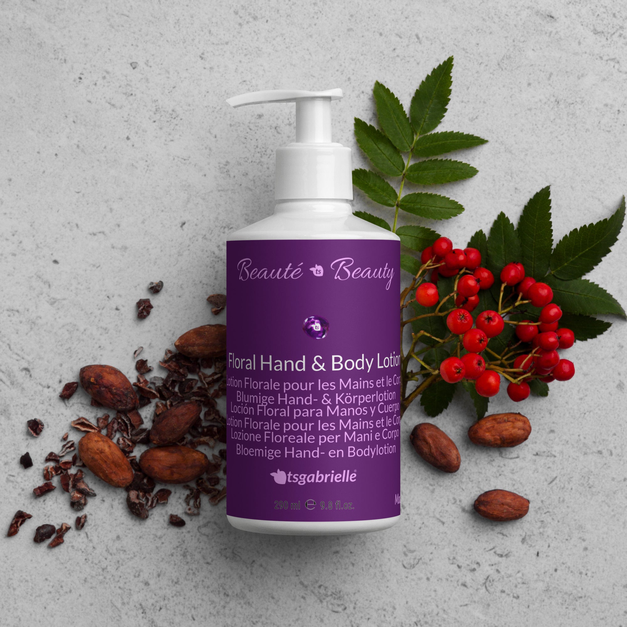 tsgabrielle • Beauté • Beauty • Blomsterhånd- og bodylotion • 290 ml