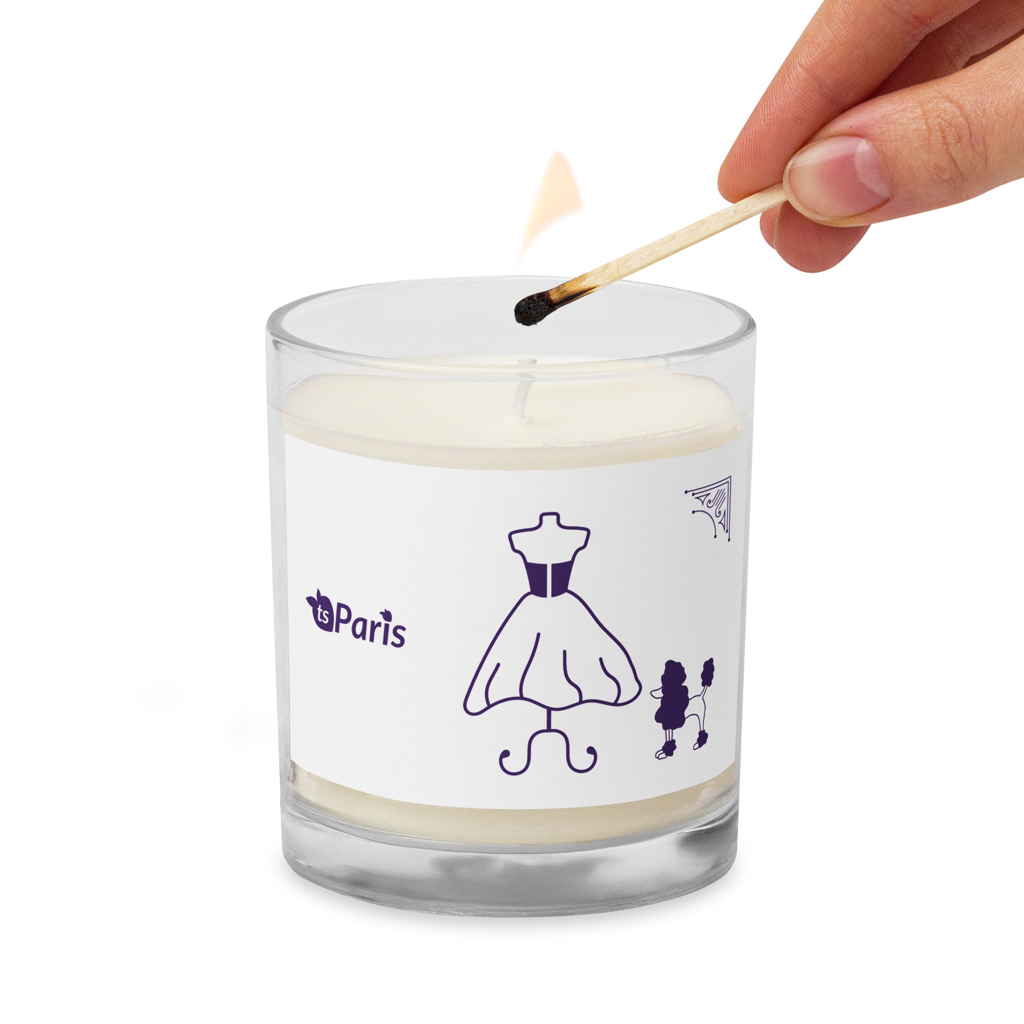 tsgabrielle® • Paris - Fashion Week • Glass Jar Soy Wax Candle