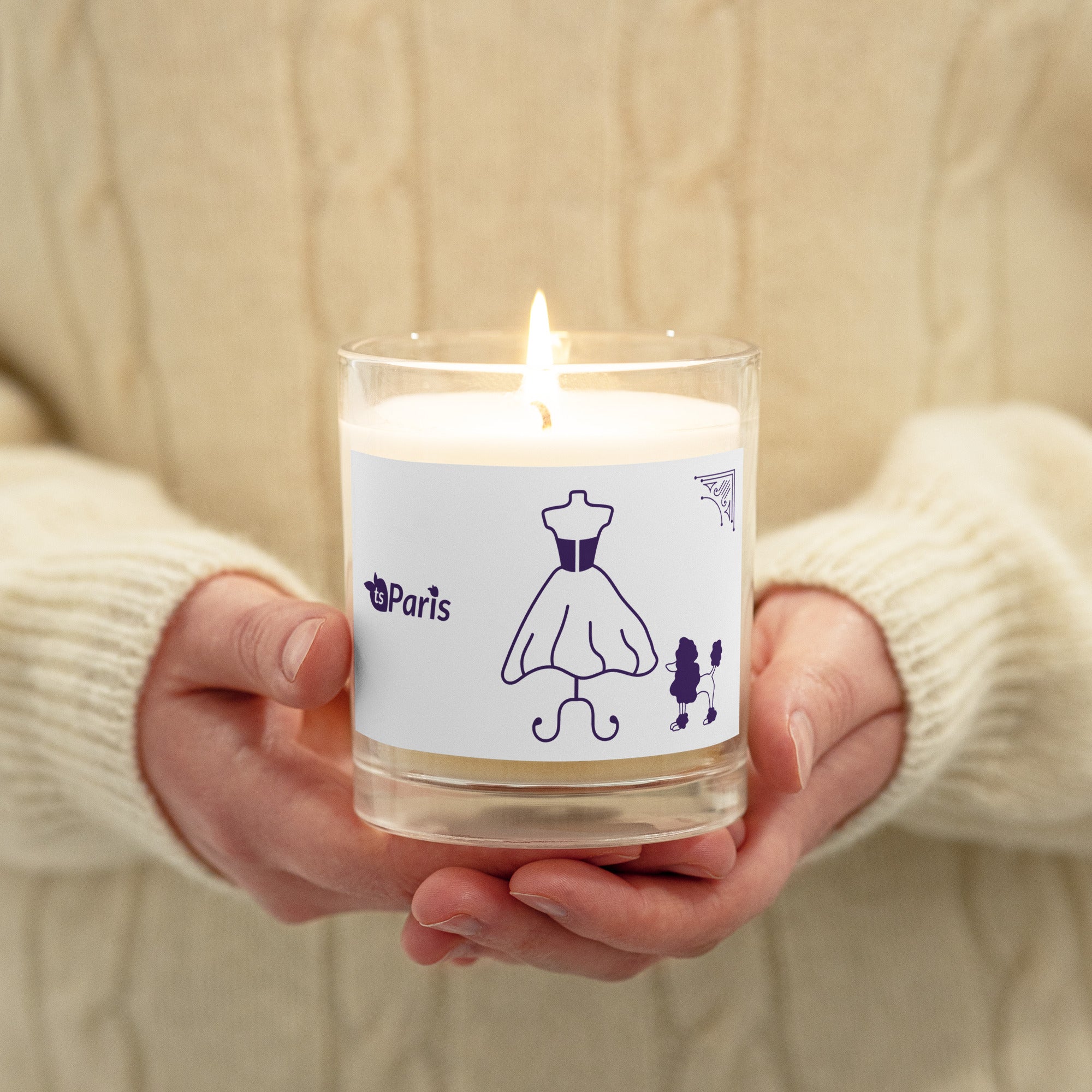 tsgabrielle® • Paris - Fashion Week • Glass Jar Soy Wax Candle