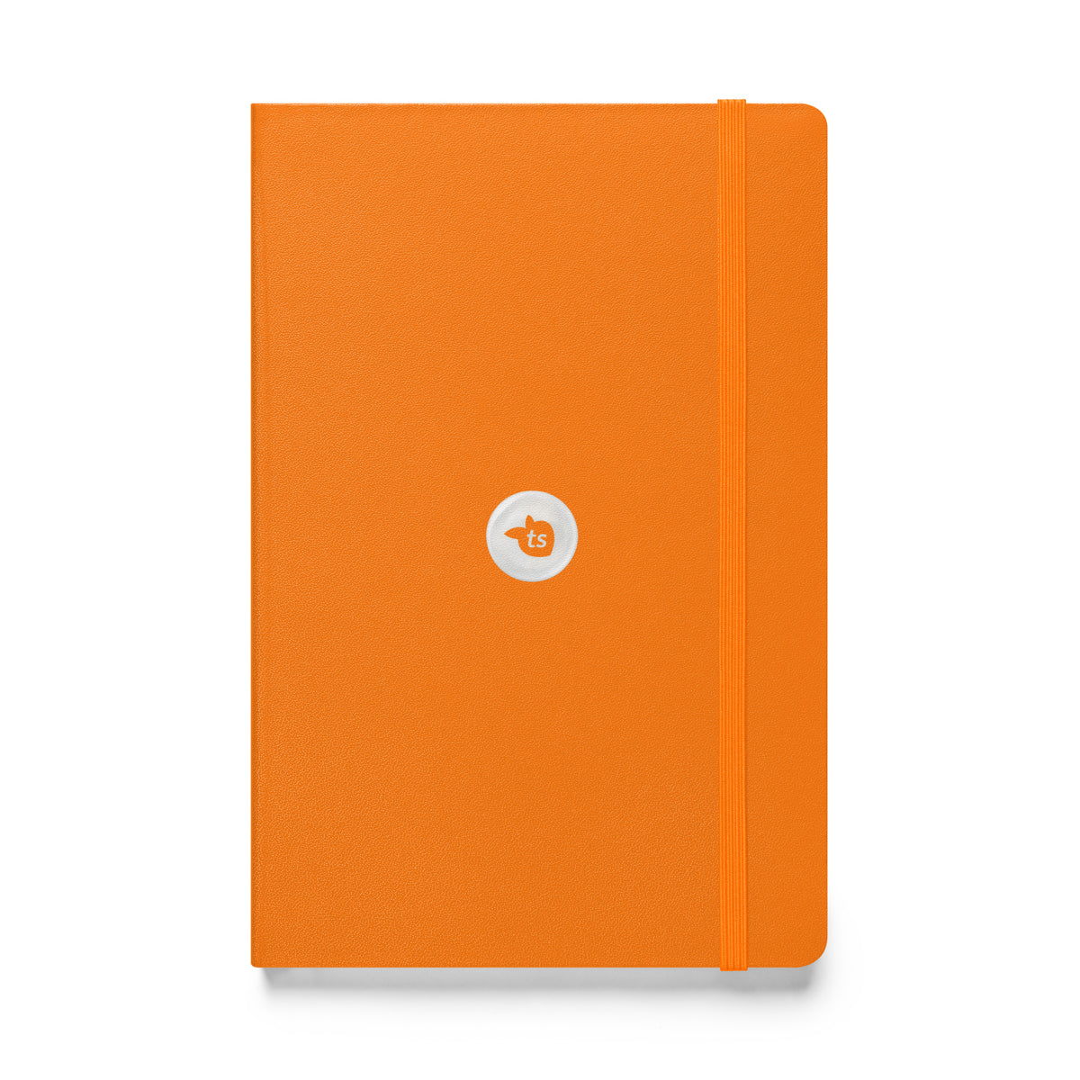 JournalBook® by tsgabrielle • Hardcover Bound Notebook • 8 Colors • Orange Lined Beige
