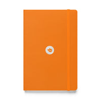 JournalBook® by tsgabrielle • Hardcover Bound Notebook • 8 Colors • Orange Lined Beige