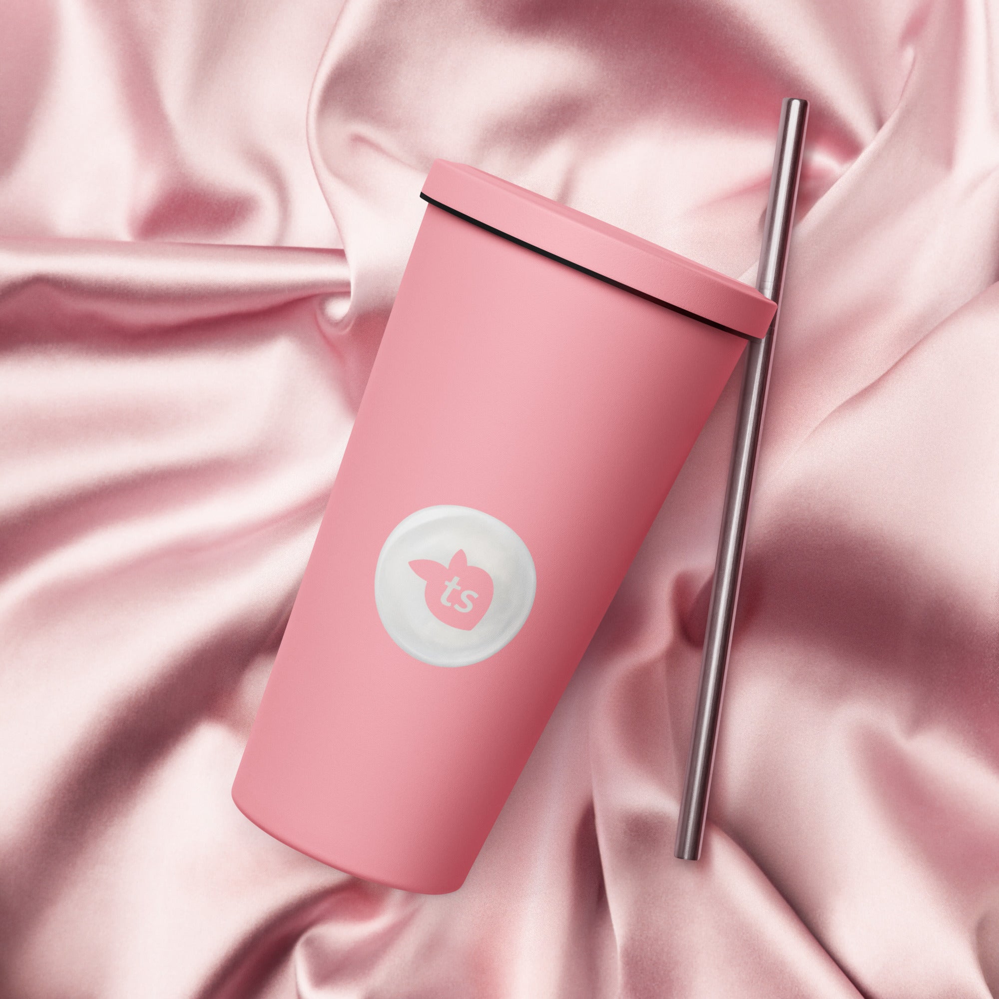 tsgabrielle® • Tumbler • Stainless Steel • Pink • 20 oz •