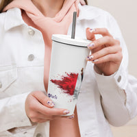 tsgabrielle® • Paris - Napoleon Bonaparte • Tumbler • Stainless Steel • White • 20 oz