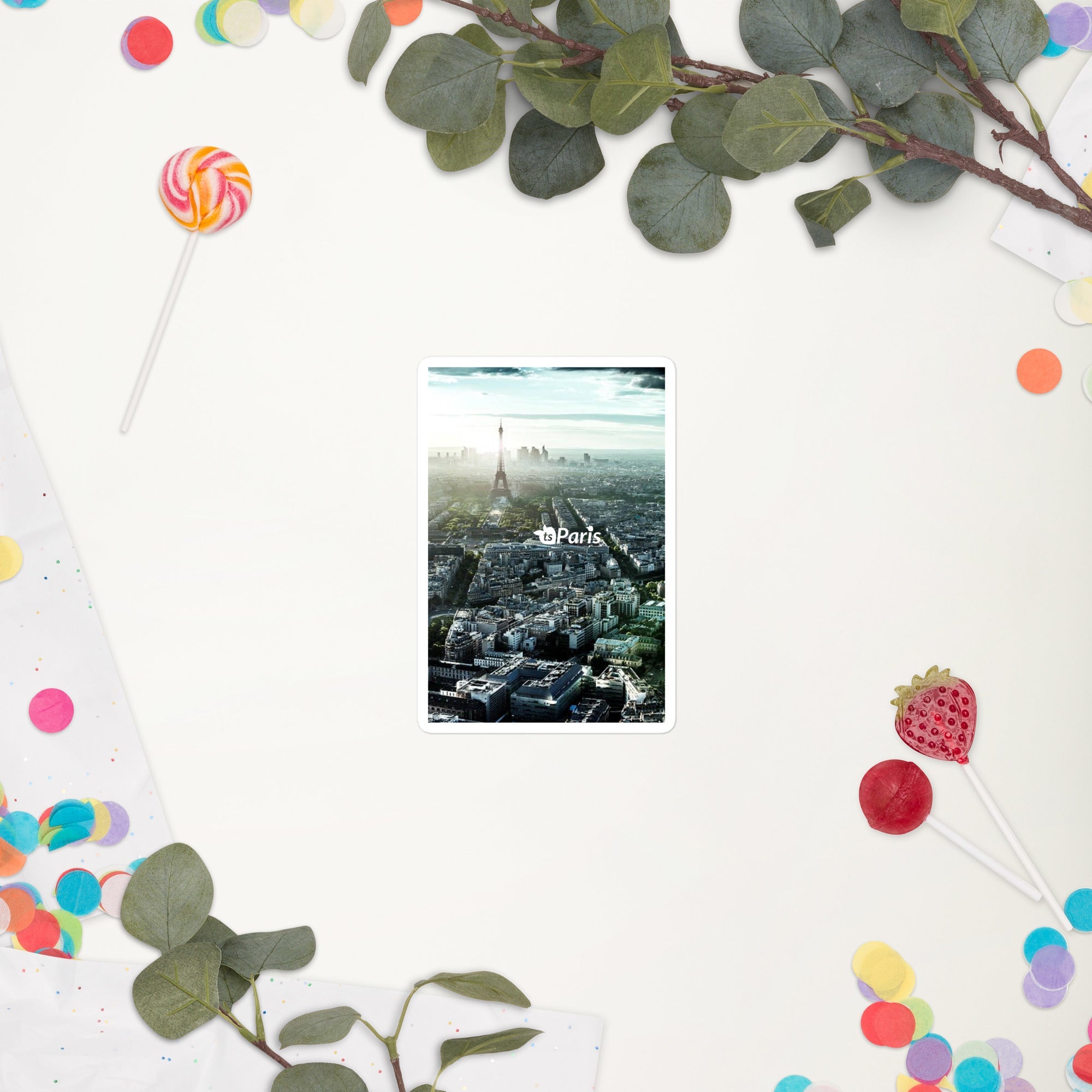 tsgabrielle® • Paris - Panoramic View • Bubble-Free Sticker • 3 Sizes