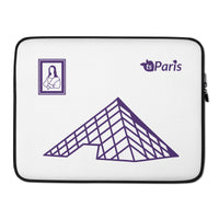 tsgabrielle® • Paris - The Louvre Pyramid • Laptop Sleeve • 2 Sizes - 13" and 15"