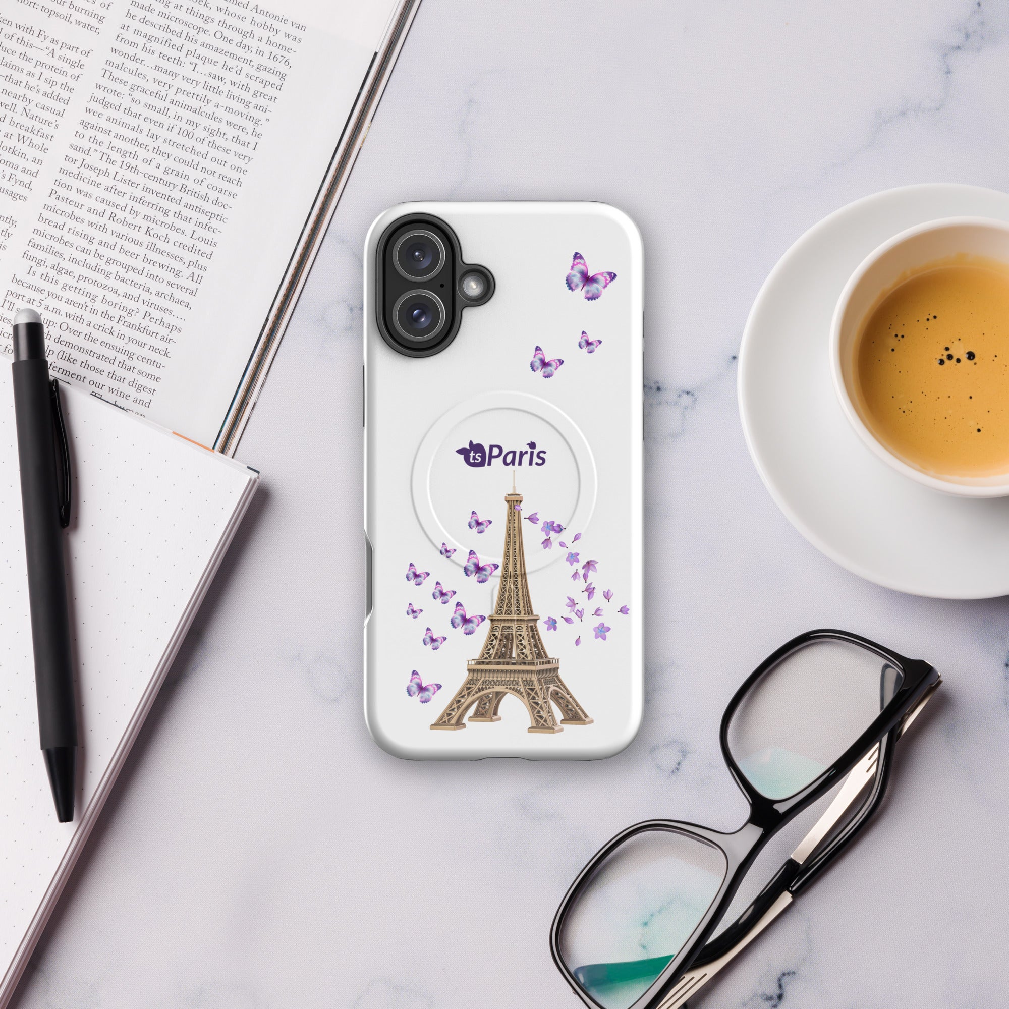 tsgabrielle® • Paris - La Tour Eiffel • Tough Case Compatible with iPhone® • MagSafe® • Latest Models •
