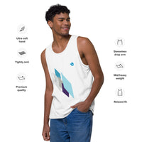 tsgabrielle® • For Him 👔 • Crystal Skies • Premium Tank Top