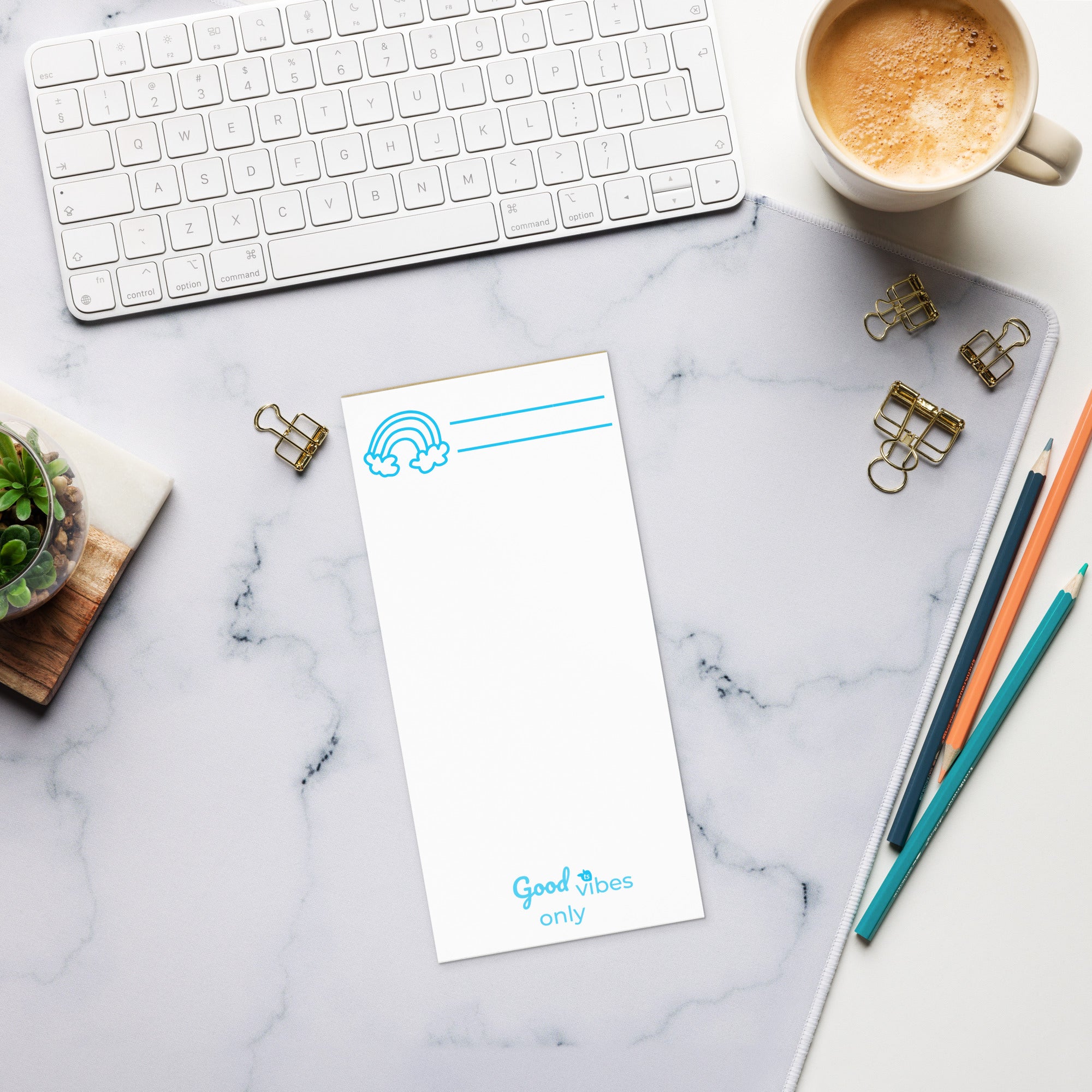 tsgabrielle® • Good Vibes Only • Notepad • White • 3 Sizes