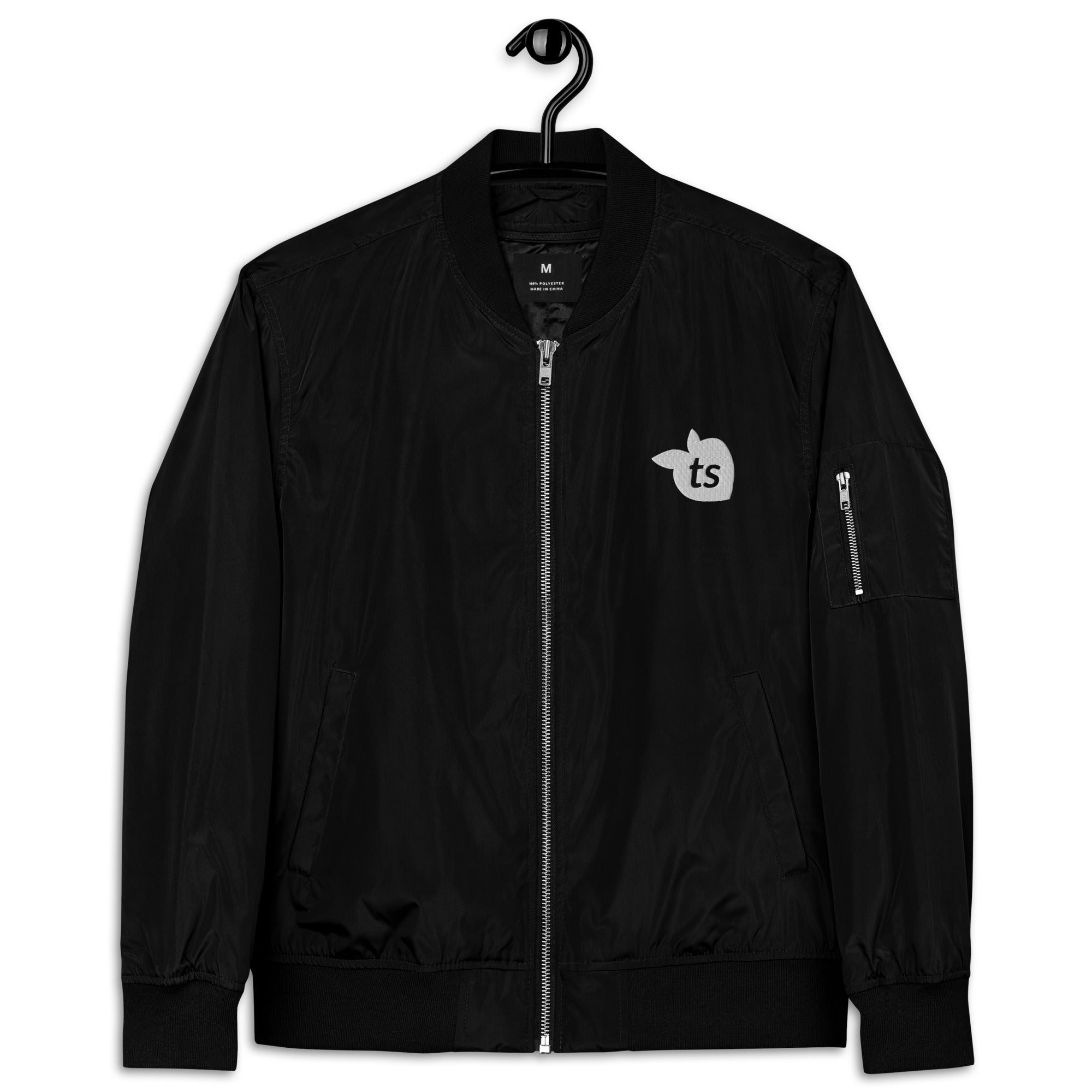 tsgabrielle® • Herre • Premium bomberjakke • Sort