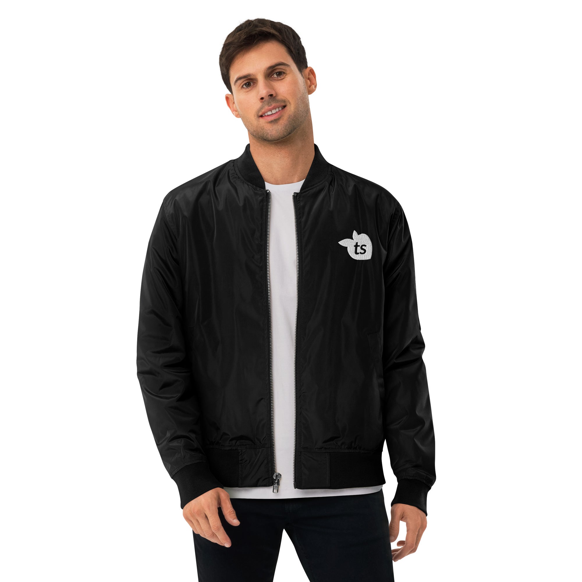 tsgabrielle® • Herre • Premium bomberjakke • Sort