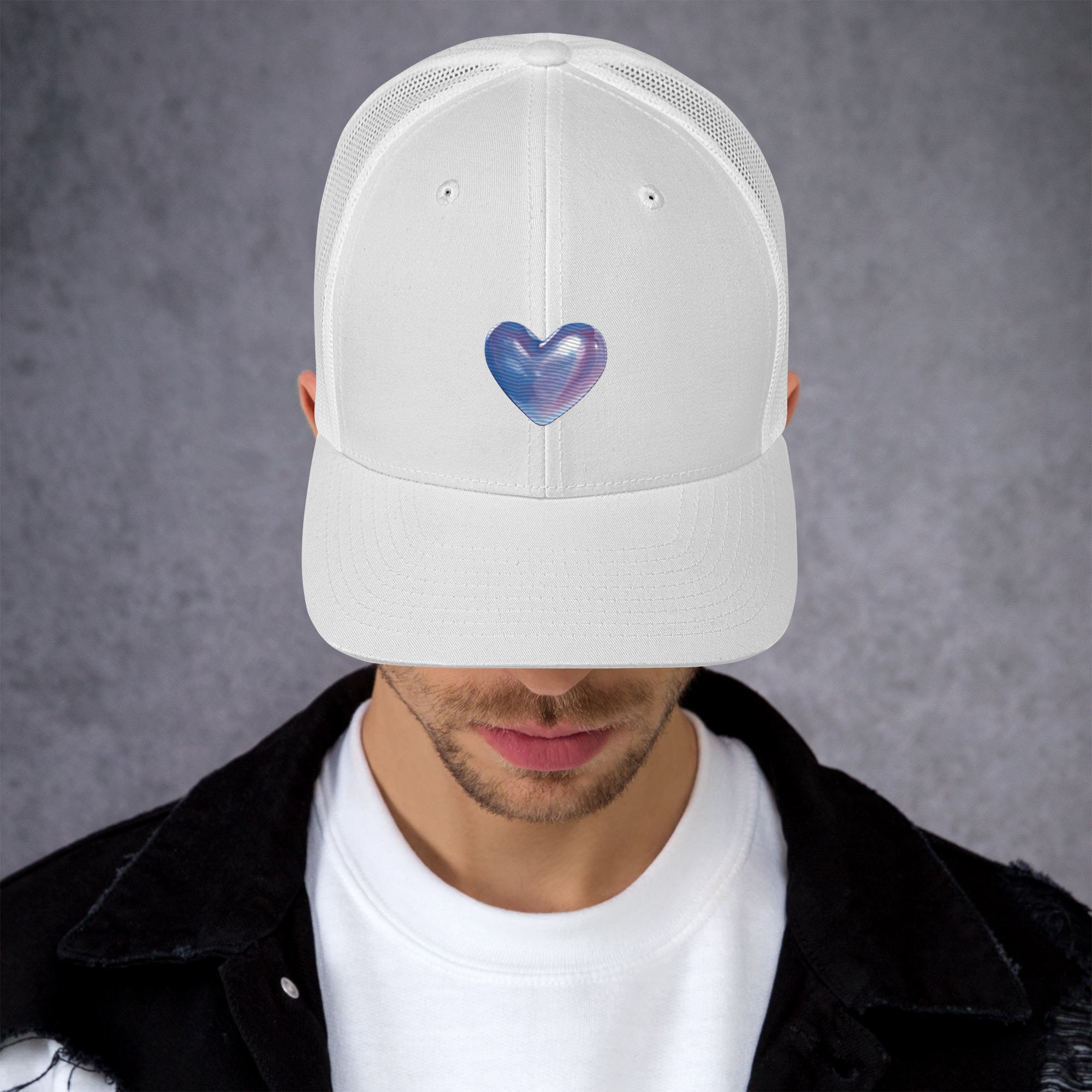 tsgabrielle® • TransLove • Trucker Cap • White