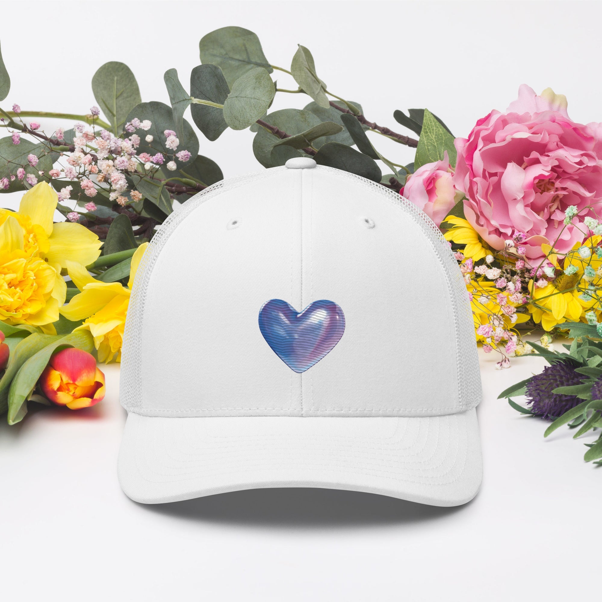 tsgabrielle® • TransLove • Trucker Cap • White