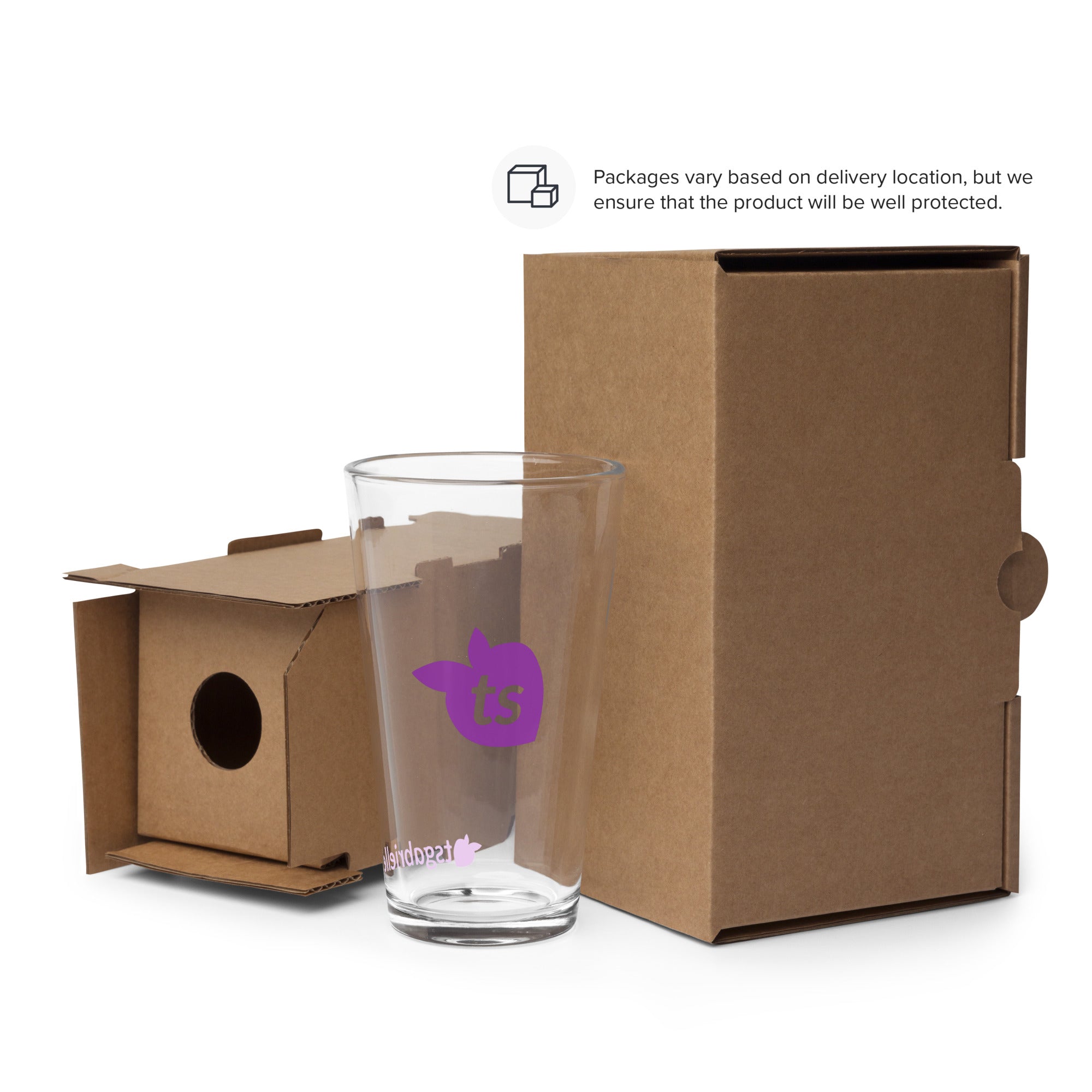 tsgabrielle® • Shaker Pint Glass • 16 oz