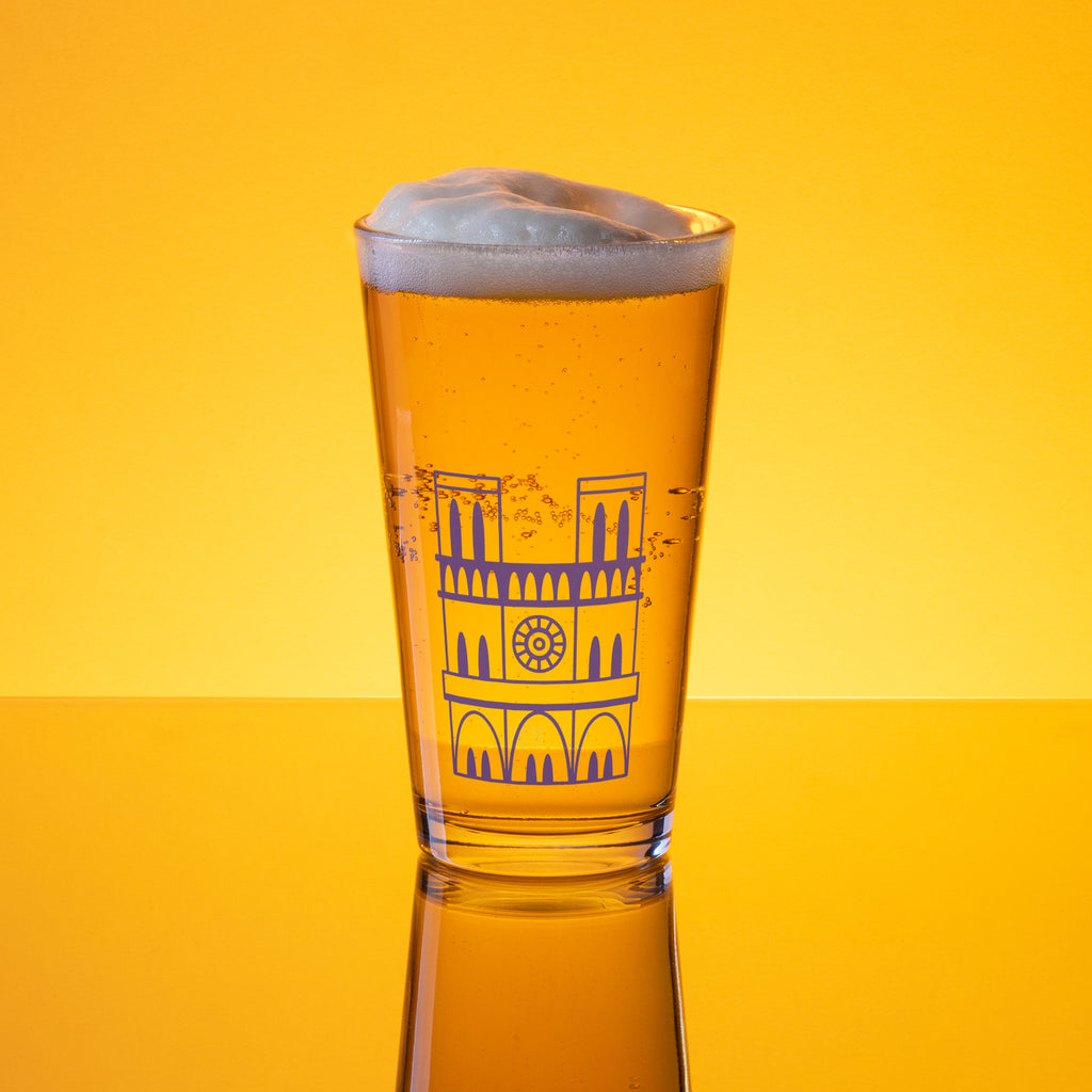 tsgabrielle® • Paris - Notre-Dame Cathedral • Shaker Pint Glass • 16 oz