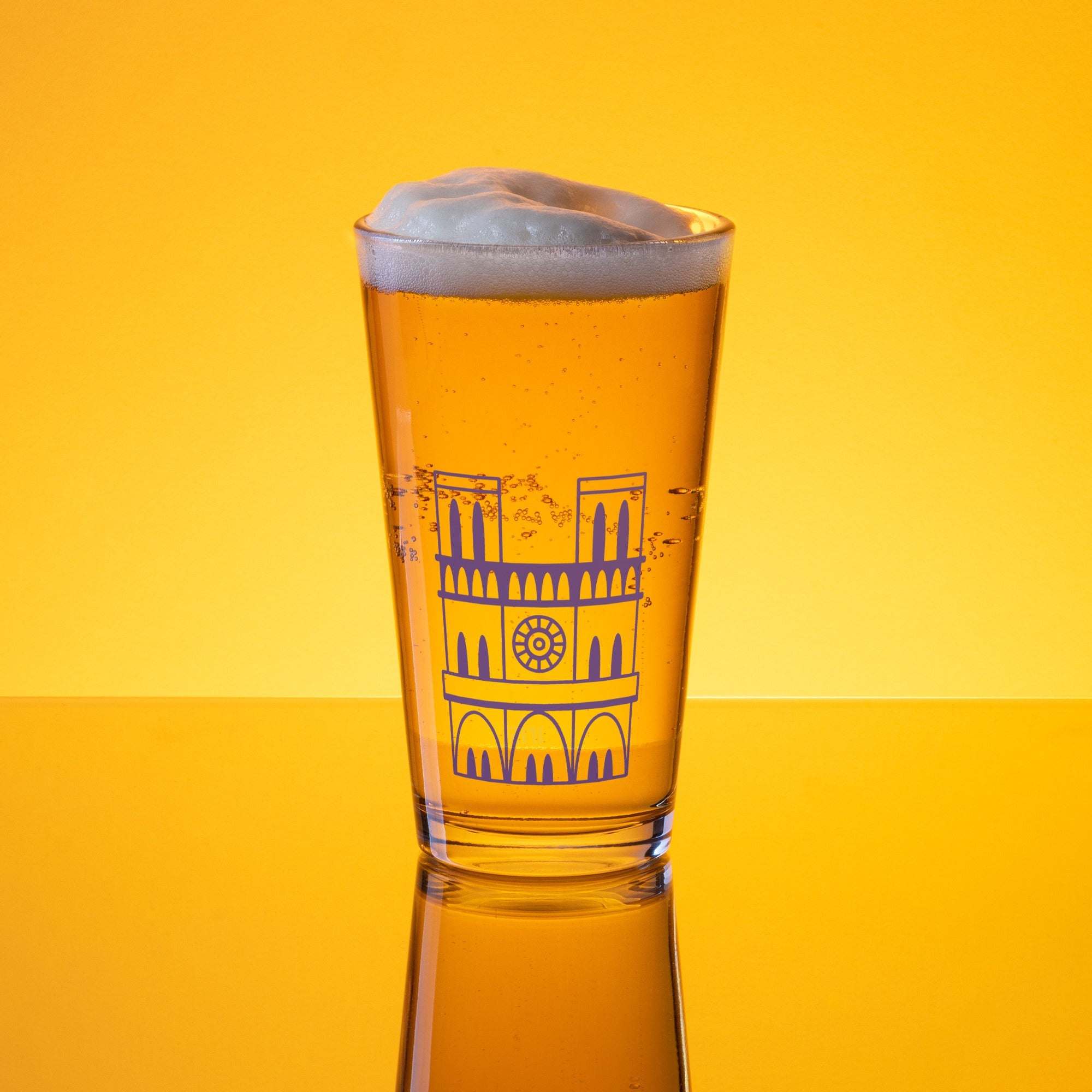 tsgabrielle® • Paris - Notre-Dame-katedralen • Shaker-pintglas • 473 ml