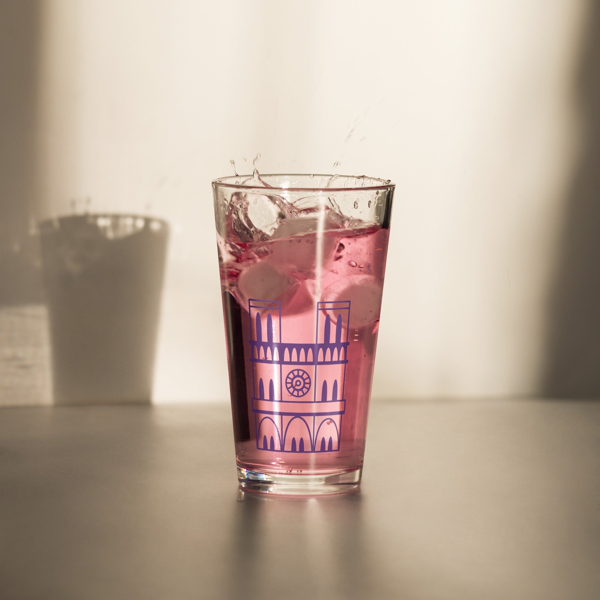 tsgabrielle® • Paris - Notre-Dame-katedralen • Shaker-pintglas • 473 ml