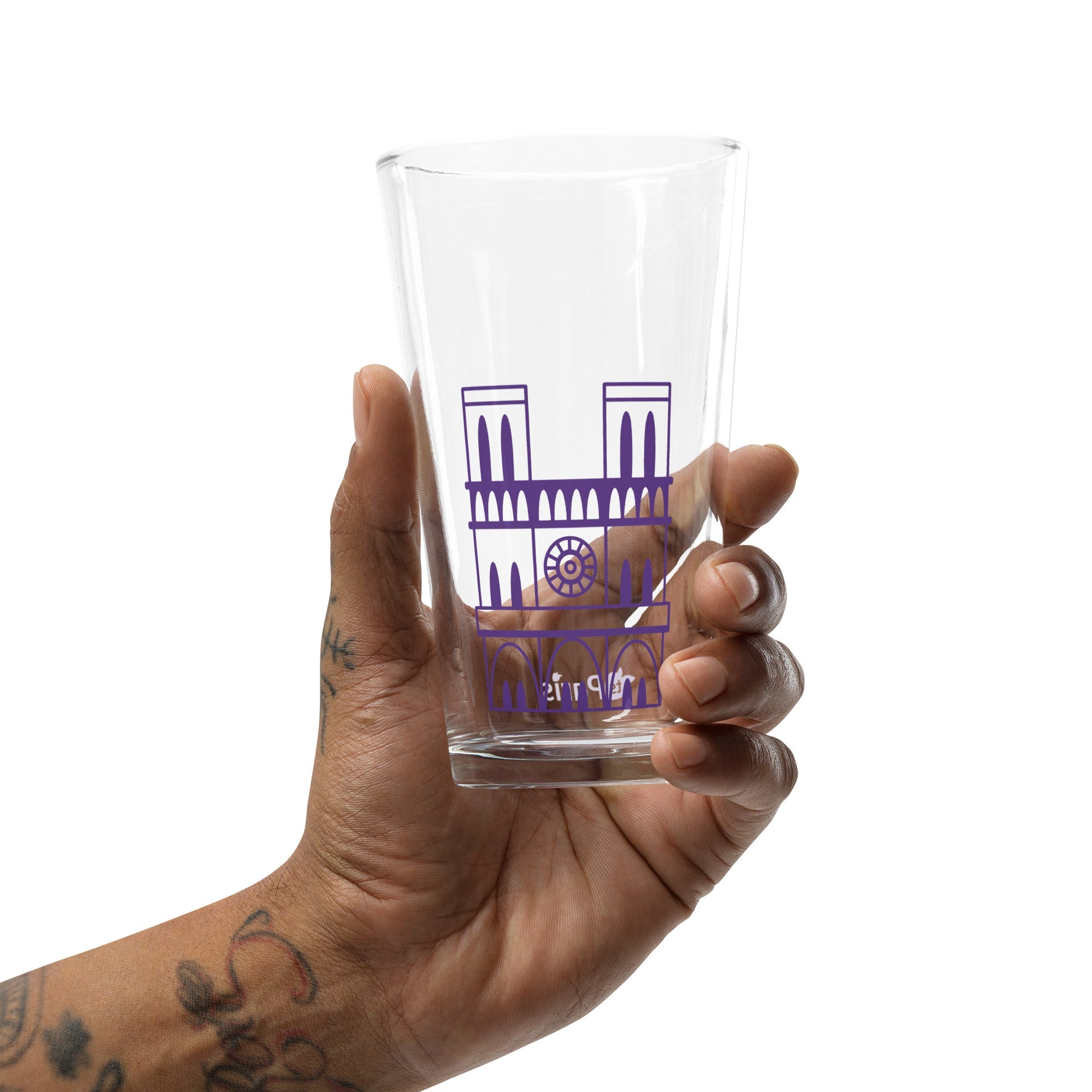 tsgabrielle® • Paris - Notre-Dame-katedralen • Shaker-pintglas • 473 ml
