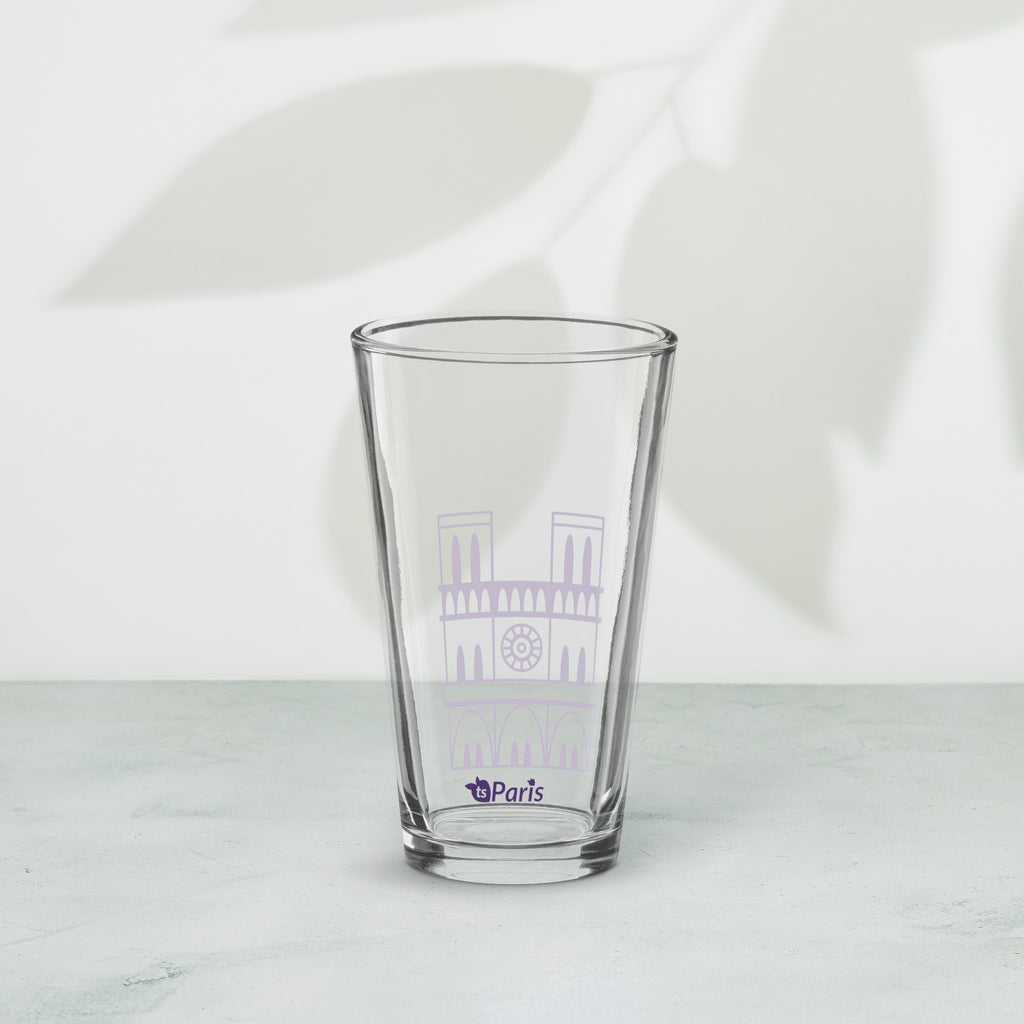 tsgabrielle® • Paris - Notre-Dame Cathedral • Shaker Pint Glass • 16 oz