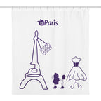 tsgabrielle® • Paris - Fashion Week • Shower Curtain