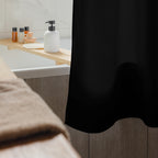 tsgabrielle® • Flamant Rose • Shower Curtain • Black • 180 x 188 cm
