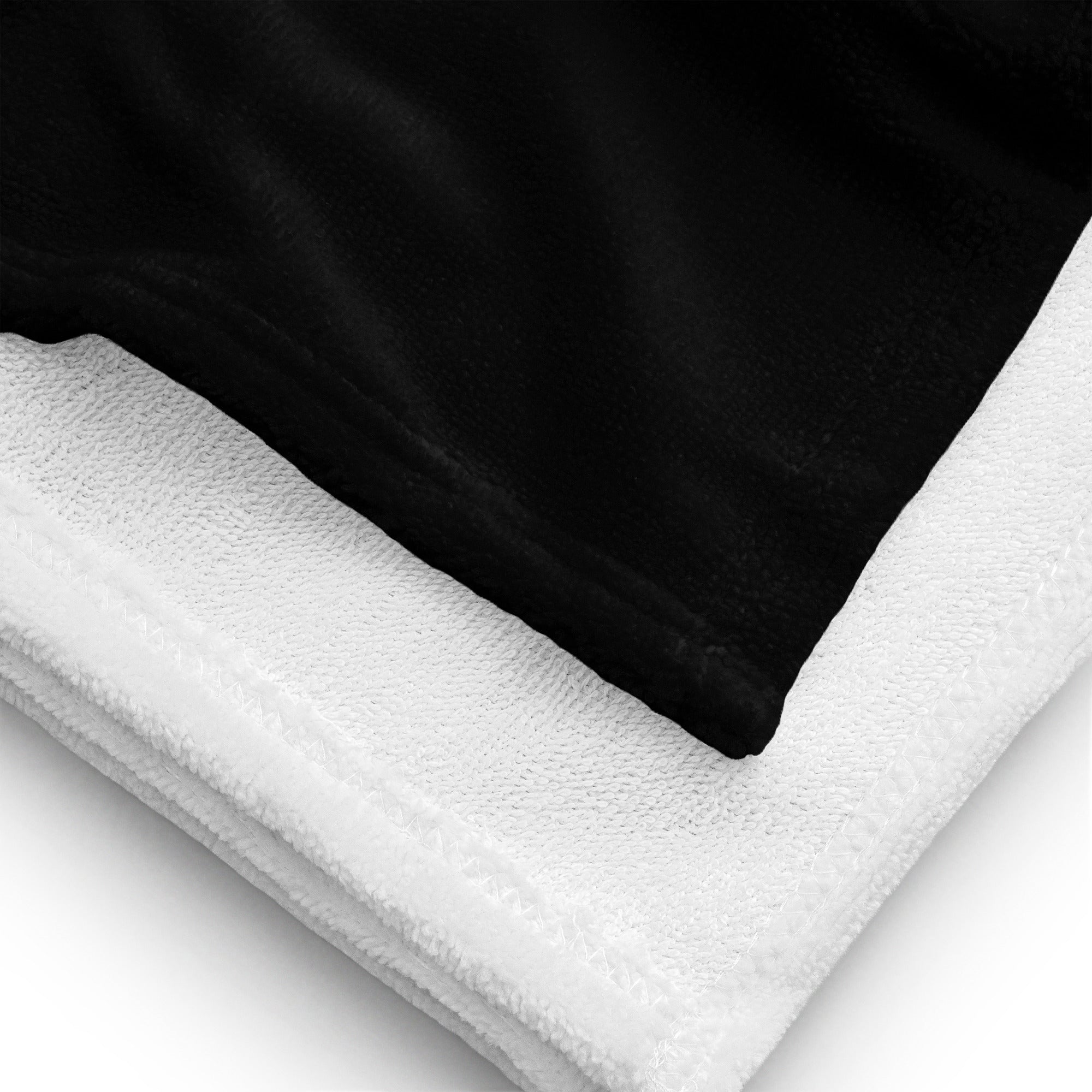402 - tsgabrielle® • Pride 25 - Kærlighed • Håndklæde • Sort • 76 x 152 cm