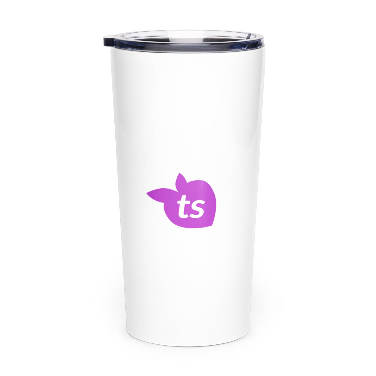 tsgabrielle® • Tapered Tumbler • White • Stainless Steel • 20 oz • White Stainless steel