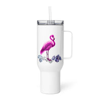 tsgabrielle® • Flamant 🦩 Rose • Travel Mug with a Handle • 2 Sizes •